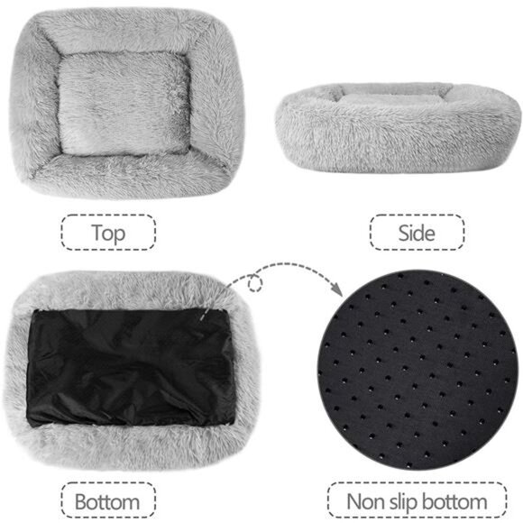 Cat Bed for Indoor Cats,Dog Beds for Small Dogs, Dinosam Small Dog Bed, Soft - Picture 5 of 7